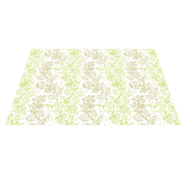 Tischset textur mit botanischem blättermotiv - TenStickers
