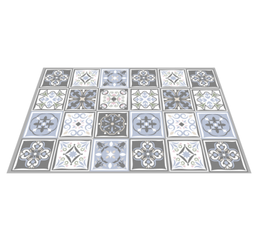 Platzset Textur Graue verschiedene musterfliese - TenStickers