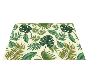 Tischset rechteckig Elegantes tropisches Muster - TenStickers