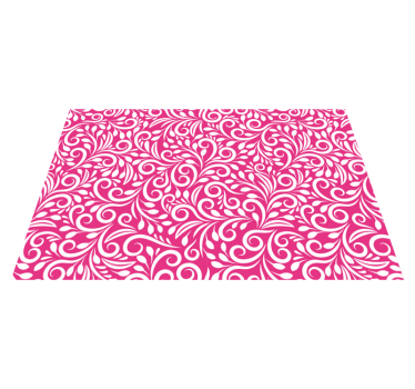 Tischset textur mit floralem wirbelmuster - TenStickers