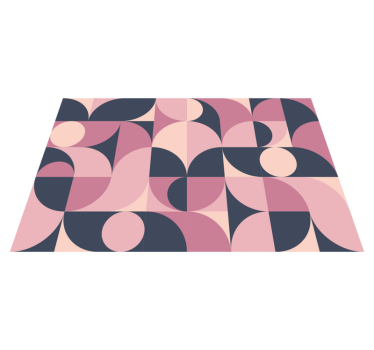 Tischset modern mit geschwungenen geometrischen mustern - TenStickers