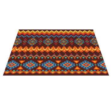 Tischsets originell mit lebhaftem geometrischen element - TenStickers