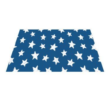Tischsets originell mit sternenmuster hintergrund - TenStickers
