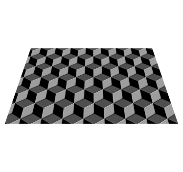 Tischset textur geometrisches würfelmuster - TenStickers