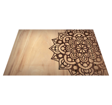 Platzset Textur Holzseitenmuster - TenStickers