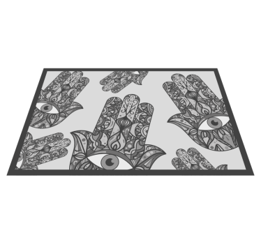 Platzset modern Grauer gedeckter Tisch - TenStickers