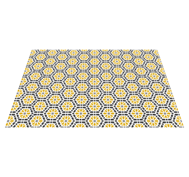Tischset textur mit geometrischem musterdesign - TenStickers