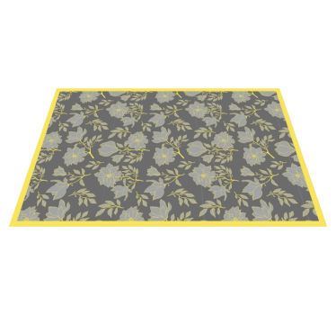 Tischsets originell mit floralem druck overlay - TenStickers