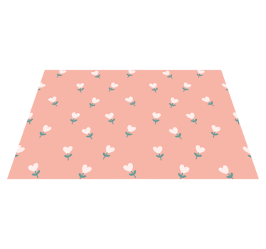 Tischsets originell mit charmantem blumenmuster - TenStickers