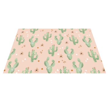 Tischsets originell mit kaktusmuster kunst - TenStickers