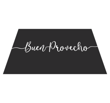 Platzset Spruch Guten appetit - TenStickers