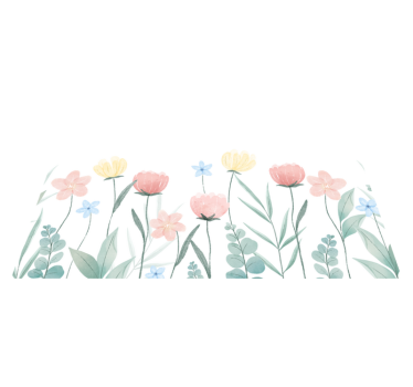 Tischsets originell florales farbenspiel - TenStickers