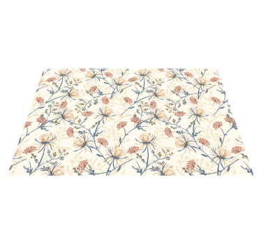 Platzset modern Vintage-blumen-set - TenStickers