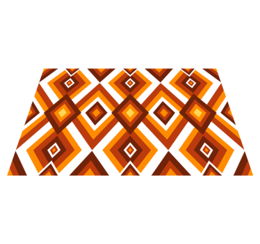 Tischsets originell mit geometrischem diamantmuster - TenStickers