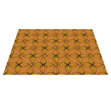 Tischsets originell florales geometrisches muster - TenStickers
