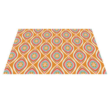 Tischsets originell mit buntem sternenmuster - TenStickers