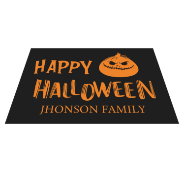 Tischset halloween familienbegrüßung - TenStickers