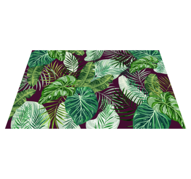 Tischset textur tropisches blattarrangement - TenStickers