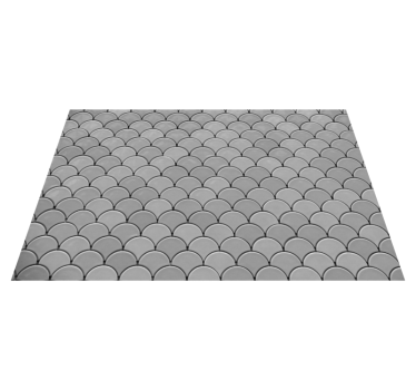 Tischset textur mit gewellter musteroberfläche - TenStickers