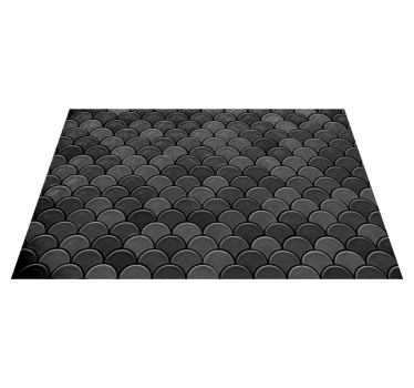 Platzset Textur Schwarze schuppen - TenStickers