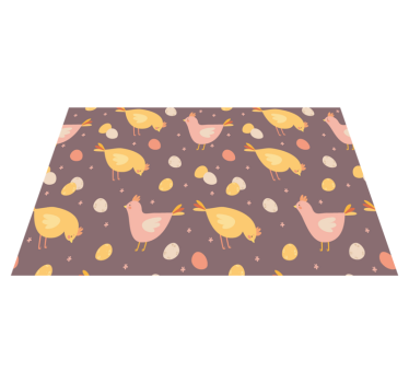 Tischset kinder mit charmantem vogelmotiv - TenStickers