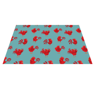 Tischsets originell mit charmantem hühnerdesign - TenStickers