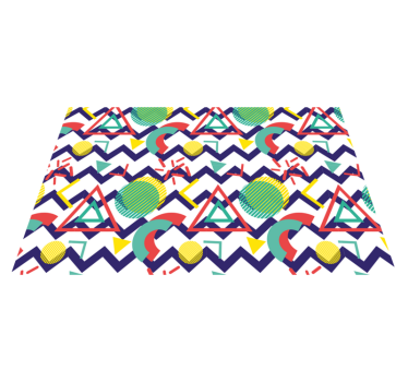 Tischset modern geometrie muster design - TenStickers