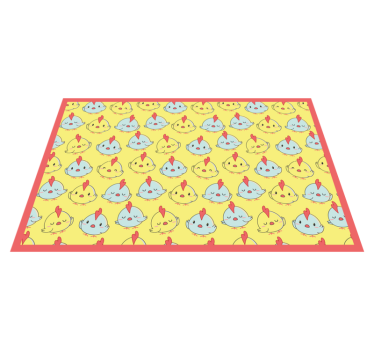 Tischset kinder mit süßem kükenmuster - TenStickers
