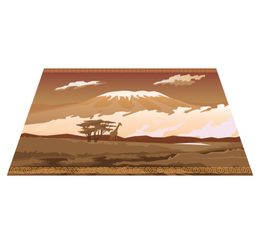 Tischsets originell majestätische berglandschaft - TenStickers