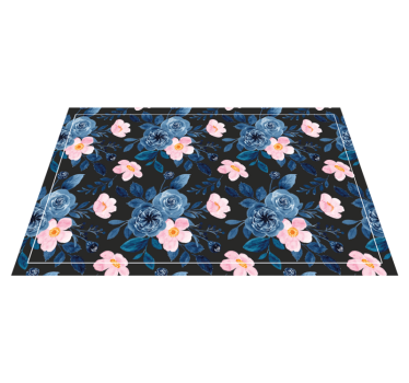 Tischsets originell mit botanisch strukturiertem design - TenStickers