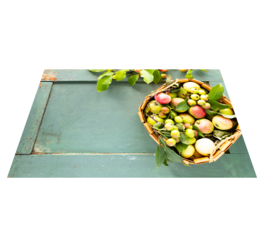 Tischset zuhause obstkorb arrangement - TenStickers