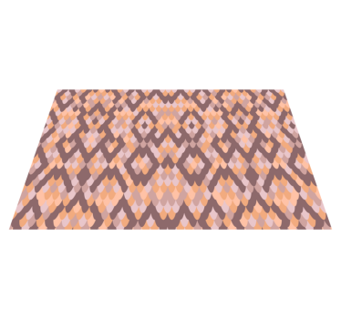 Tischset textur mit geometrischen diamantmustern - TenStickers