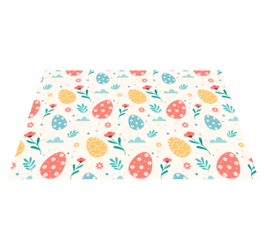 Tischset elegant Blaue eiform - TenStickers
