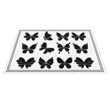Tischsets originell kollektion schmetterlingsmuster - TenStickers