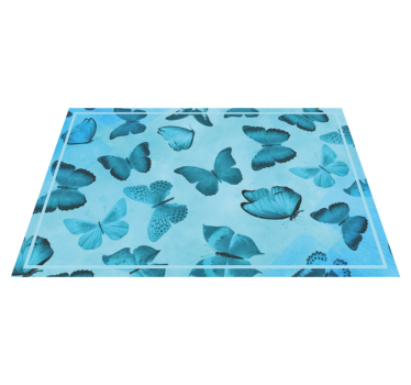 Tischset textur mit schmetterling-motiv - TenStickers