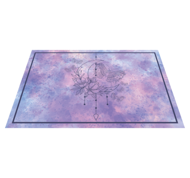 Tischsets originell im floralen monddesign - TenStickers