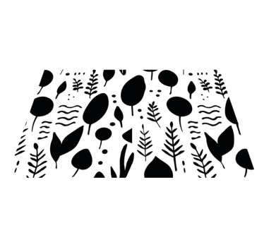 Tischset modern Naturbezogene schwarzweißbilder - TenStickers