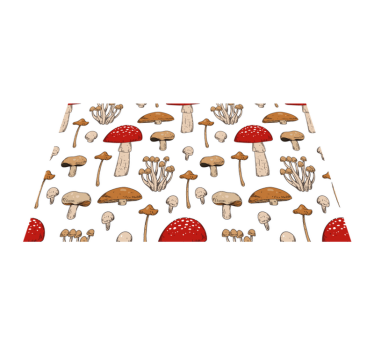 Tischsets originell mit pilzmuster - TenStickers