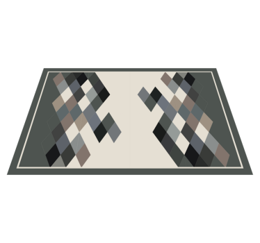Tischset modern geometrisches muster oberfläche - TenStickers