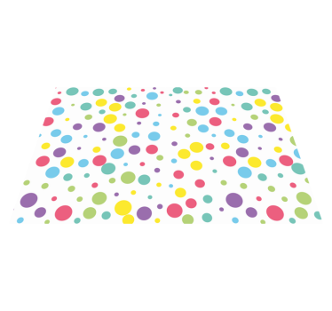 Tischsets originell Buntes tupfenmuster - TenStickers