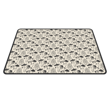 Tischsets originell mit pilzmuster motiv - TenStickers