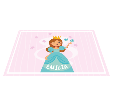 Tischset kinder mit prinzessinnen-illustration - TenStickers