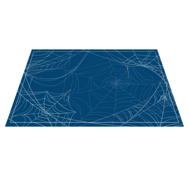 Blaue halloween spinnennetz halloween Tischsets - TenStickers