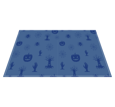 Tischset halloween gruseliges dekor - TenStickers