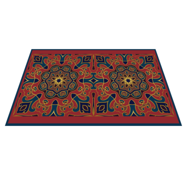 Tischsets originell mit filigranem blumendesign - TenStickers