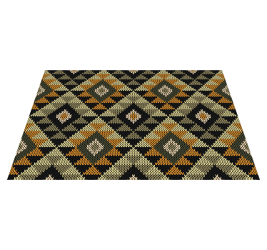 Tischset textur mit schickem geometrischen muster - TenStickers