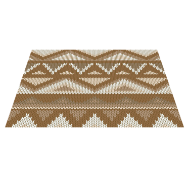 Tischset textur mit gestricktem muster - TenStickers