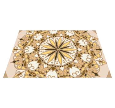 Tischsets originell mit filigranem geometrischem muster - TenStickers