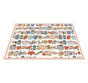 Tischsets originell küchengeräte sortiment - TenStickers