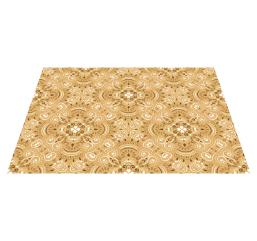 Tischset textur mit elegantem floralen design - TenStickers